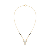 Gold & Diamond Heart Mangalsutra For Women KRC50126