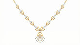 14K Gold & Diamond Dailywear Necklace Set KRH44032N