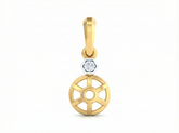 18K Gold & Diamond Dailywear Pendant KSK086