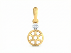 18K Gold & Diamond Dailywear Pendant KSK086