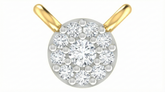 Gold & Diamond Round Mangalsutra For Women KRC50072
