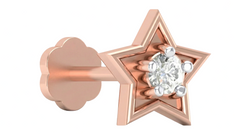 18K Gold & Diamond Stud Nosepin KRA50007