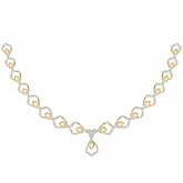 14K Gold & Diamond Lightweight Necklace Set KRH44125N