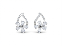 18K Gold & Diamond Women Stud Earring KFK30020