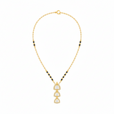 18K Gold & Diamond Beaded Mangalsutra For Women KRE90090