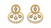 18K Gold & Diamond Women Engagement Earring KRA40020E