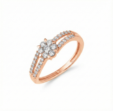 18K Gold & Diamond Ring For Women R5003MYD0001