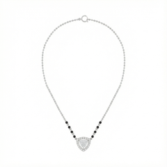 18K Gold & Diamond Heart Mangalsutra For Women KRE90088