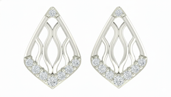 18K Gold & Diamond Women Stud Earring KRA40168E