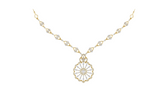 14K Gold & Diamond Necklace Set KRI44018N