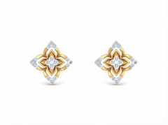 18K Gold & Diamond Women Stud Earring KRK40199E