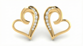 18K Gold & Diamond Women Stud Earring KRA40144E