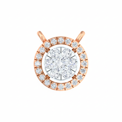 18K Gold & Diamond Round Mangalsutra For Women KRB90043