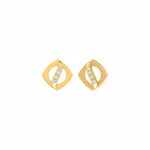 18K Gold & Diamond Women Stud Earring KER-134
