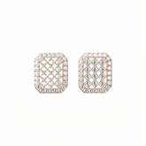 White Gold & Diamond Engagement Earring For Women ER-348