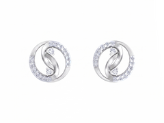 White Gold Diamond Earring | under 40k