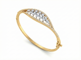 14K Gold & Diamond Women Bracelet KFK70033