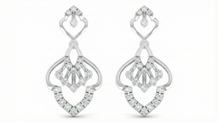 14K Gold & Diamond Women Dangler Earring KRI44009E-A