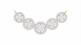 Gold & Diamond Round Mangalsutra For Women KRC50202