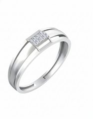 18K Gold & Diamond Ring For Men KSK237