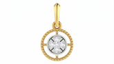 18K Gold & Diamond Dailywear Pendant Set KRA40146P