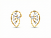 18K Gold & Diamond Women Stud Earring KRK30027