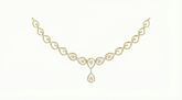 14K Gold & Diamond Lightweight Necklace Set KRB44092N-A