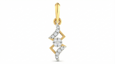 18K Gold & Diamond Dailywear Pendant Set KRA40135P