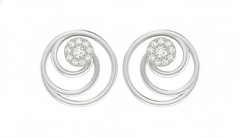 18K Gold & Diamond Women Stud Earring KRA40163E