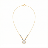 18K Gold & Diamond Beaded Mangalsutra For Women KRE90028