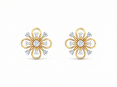 18K Gold & Diamond Women Stud Earring KRK40184E