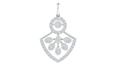 18K Gold & Diamond Partywear Pendant Set KRA40022P