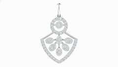 18K Gold & Diamond Partywear Pendant Set KRA40022P
