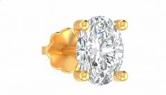 18K Gold & Diamond Stud Nose Pin KRA50105