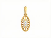 18K Gold & Diamond Dailywear Pendant Set KSK131