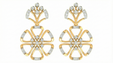 14K Gold & Diamond Women Engagement Earring KRB44078E-A