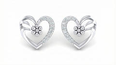 18K Gold & Diamond Women Stud Earring KRA40131E