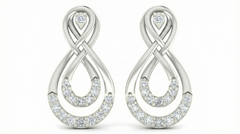 14K Gold & Diamond Women Stud Earring KRI44006E-A