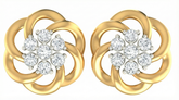 18K Gold & Diamond Women Engagement Earring KRA40084E