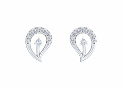 18K Gold & Diamond Women Stud Earring KRK30037