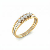 18K Gold & Diamond Engagement Ring For Women PJLR-153