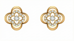 18K Gold & Diamond Women Stud Earring KRA40005E