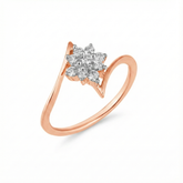 18K Gold & Diamond Ring For Women R0266MYD0384