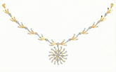 14K Gold & Diamond Dailywear Necklace Set KRB44106N