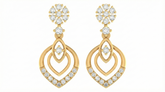 14K Gold & Diamond Women Engagement Earring KRA44174E