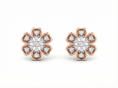 18K Gold & Diamond Women Stud Earring KRK40113E