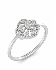 18K Gold & Diamond Dailywear Ring For Women KRB10096-A