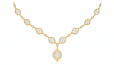 14K Gold & Diamond Lightweight Necklace Set KRI44015N