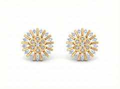 18K Gold & Diamond Women Stud Earring KRK40183E