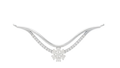 Gold & Diamond Elegant Modern Mangalsutra For Women KRC50083